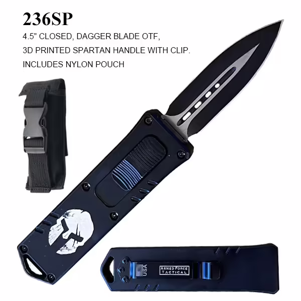 236SP GLADIATOR TITANIUM OTF KNIFE
