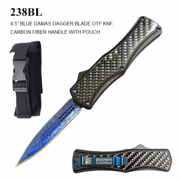 238BL CARBON FIBER DAGGER BLADE OTF