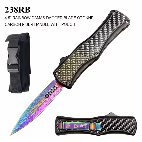 238RB CARBON FIBER DAGGER BLADE OTF