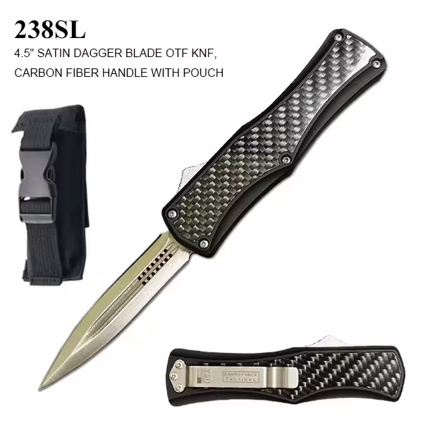 238SL CARBON FIBER DAGGER BLADE OTF