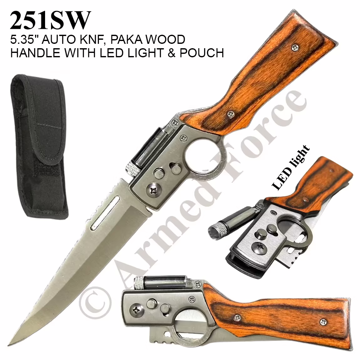 251SW Gun Style Knife