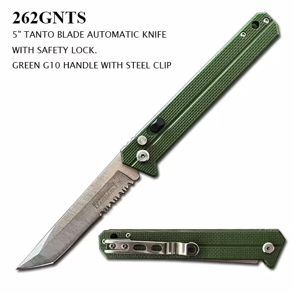 262GNTS - AUTOMATIC KNIFE WITH SAFETY LOCK