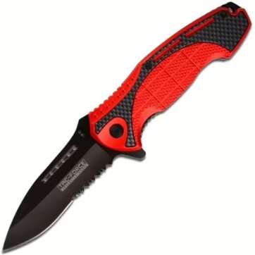 TF 689RD SERRATED SPRING ASSISTED POCKET KNIFE