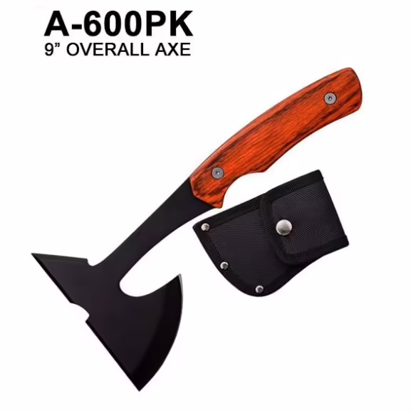 A-600PK 9" AXE W/ WOOD HANDLE