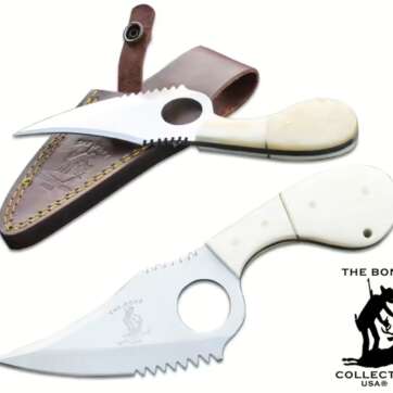 BC 793-BN Bone Collector White Knife