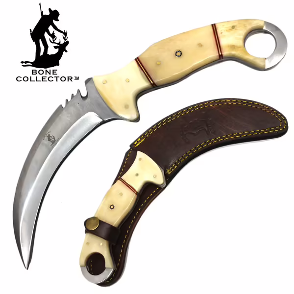 BC 867-WBN White Bone Karambit Knife