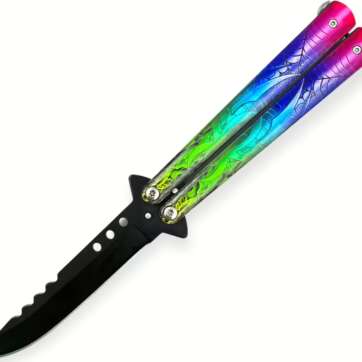 BF-206-C Rainbow Butterfly Knife