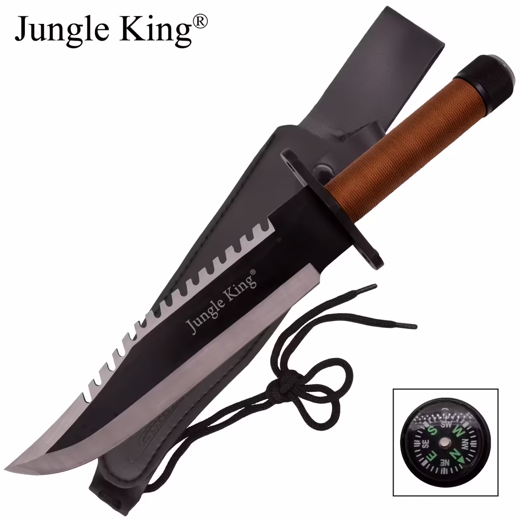 JK-8837-TAN Jungle King Fixed Blade