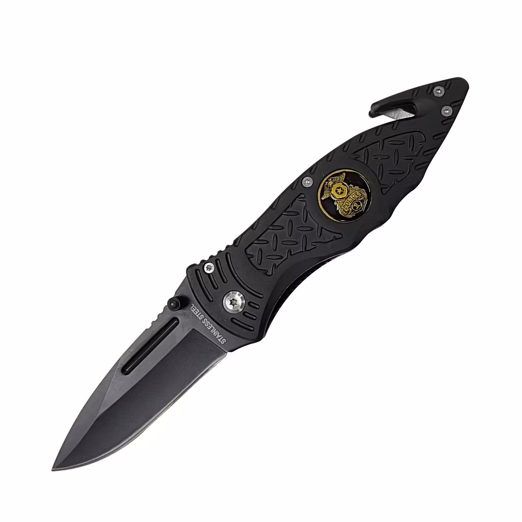 KN 1125 POLICE EMBLEM FOLDER 