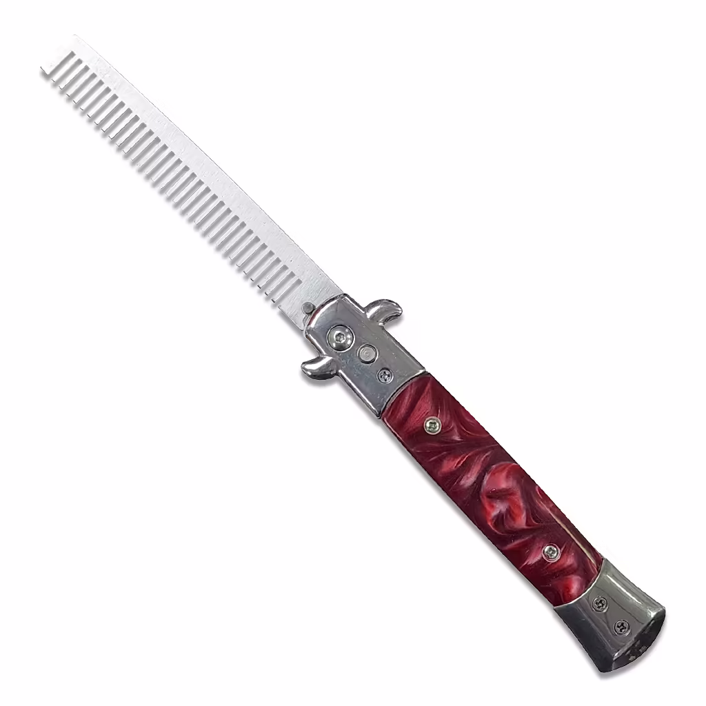 KS 1408BD - Stiletto Style Automatic Comb