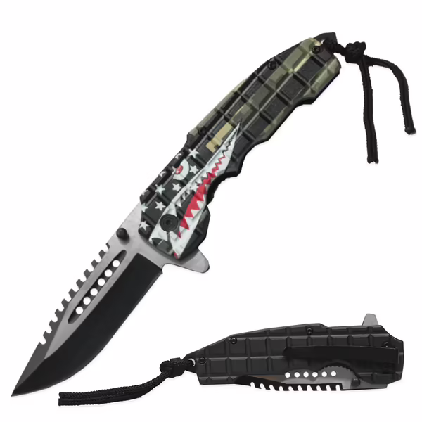 KS 1979-SH USA Shark Teeth Knife