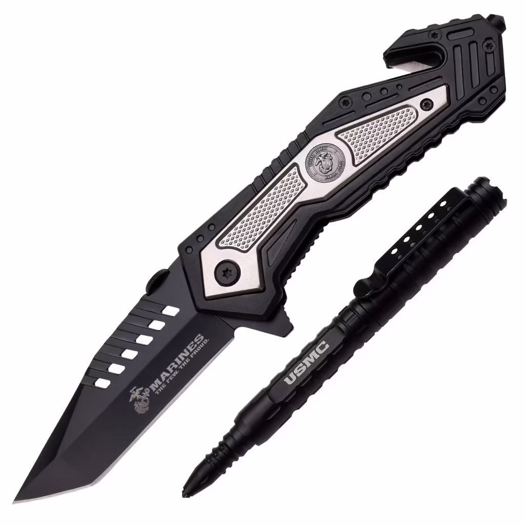 M 4001BK USMC BY ELITE TACTICAL KNIFE
