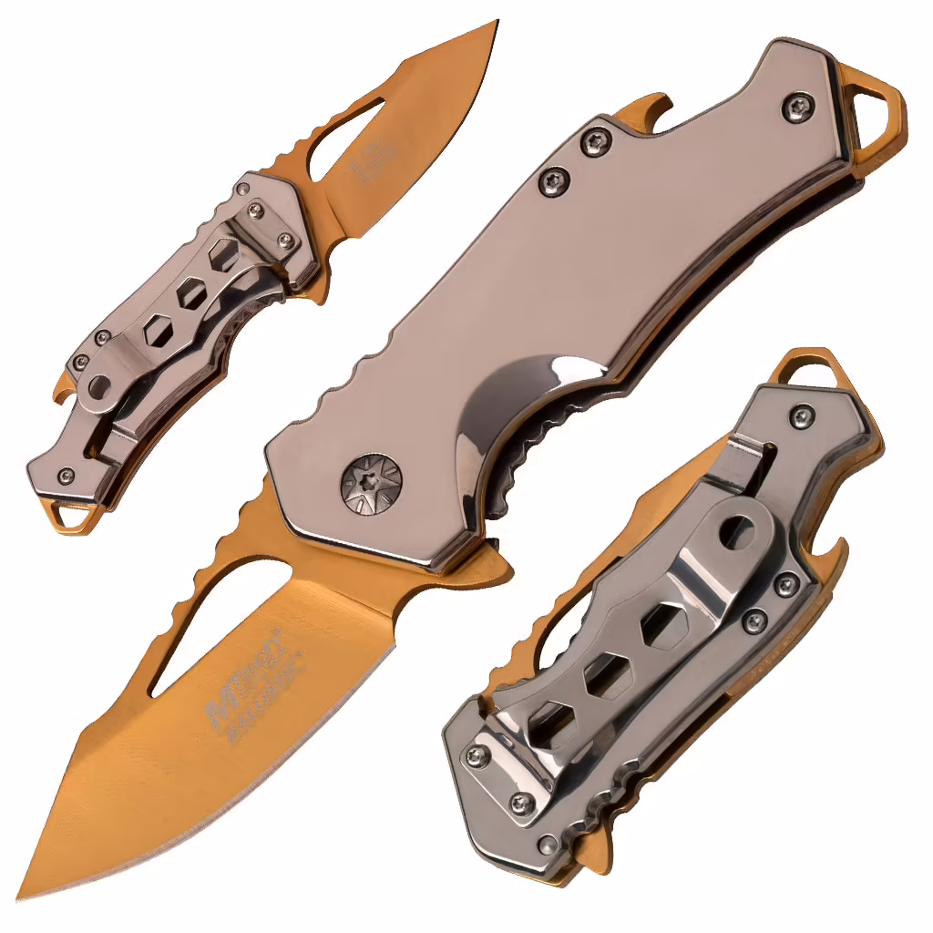 MT-A882SGD Gold & Silver Knife