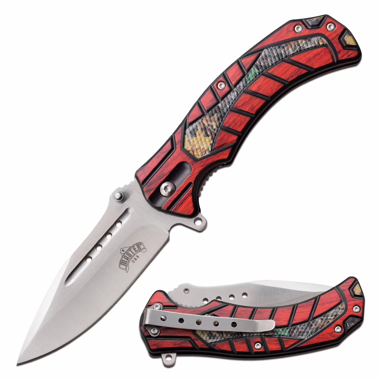 MU-A111RD SPRING ASSISTED KNIFE