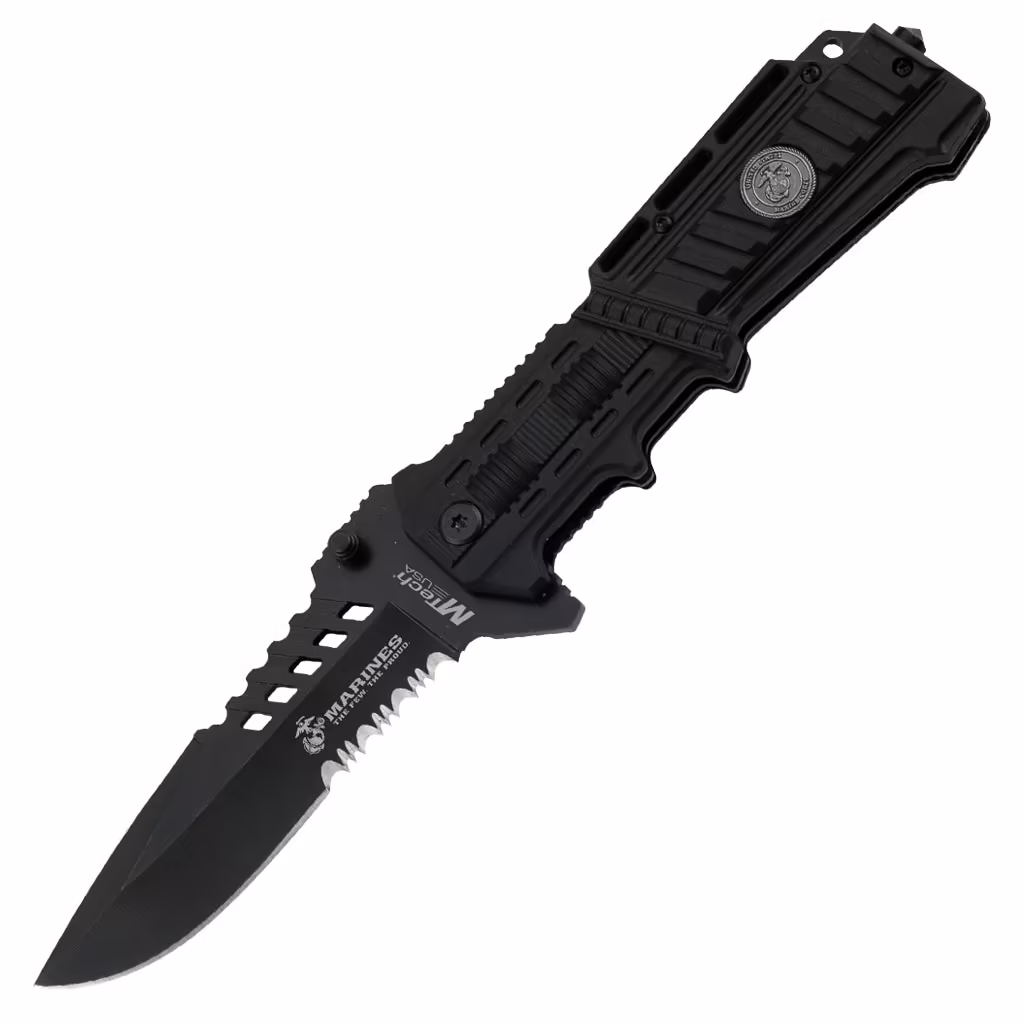 M A1000B U.S. Marines Spring Assisted Knife
