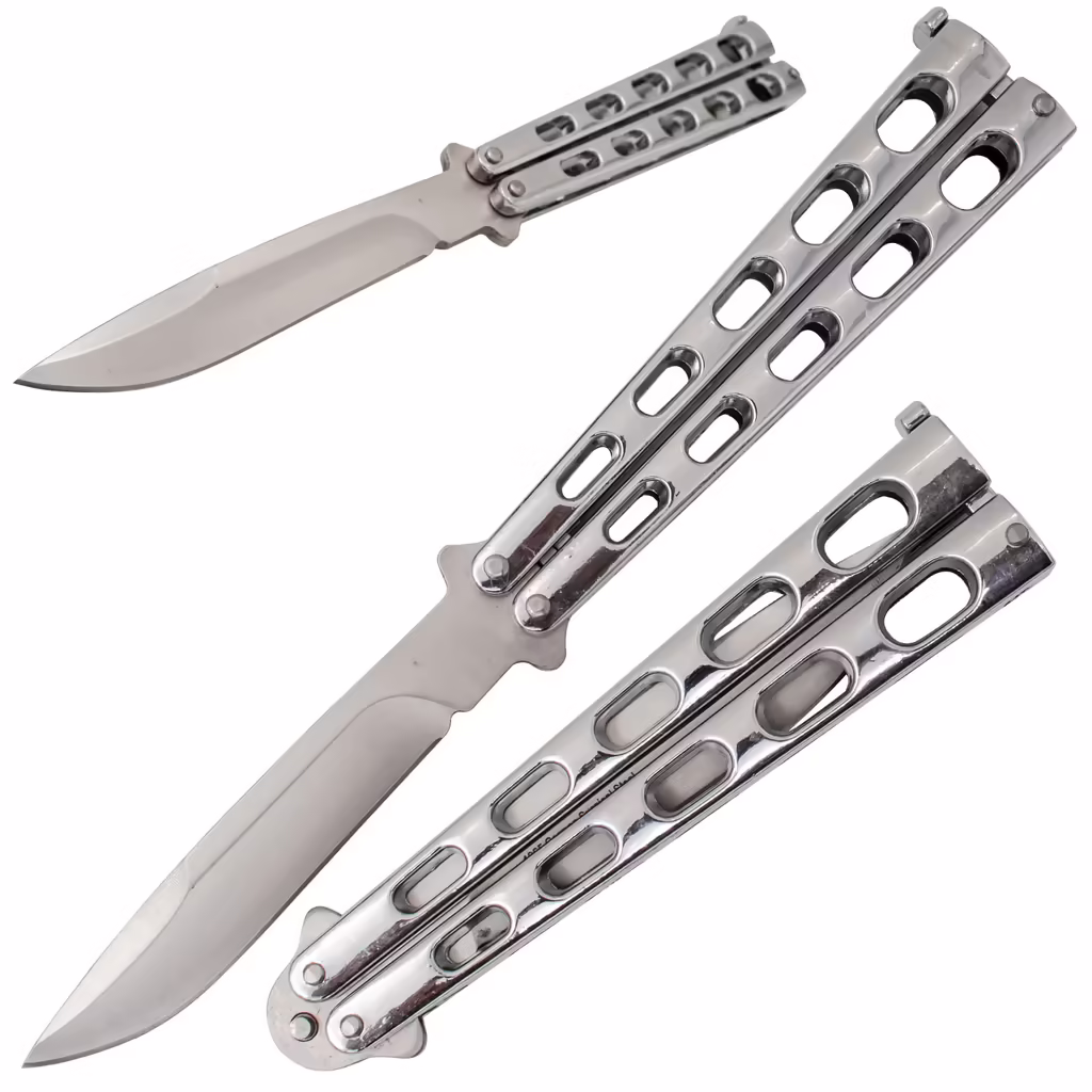 P-714-B STAINLESS STEEL BUTTERFLY KNIFE