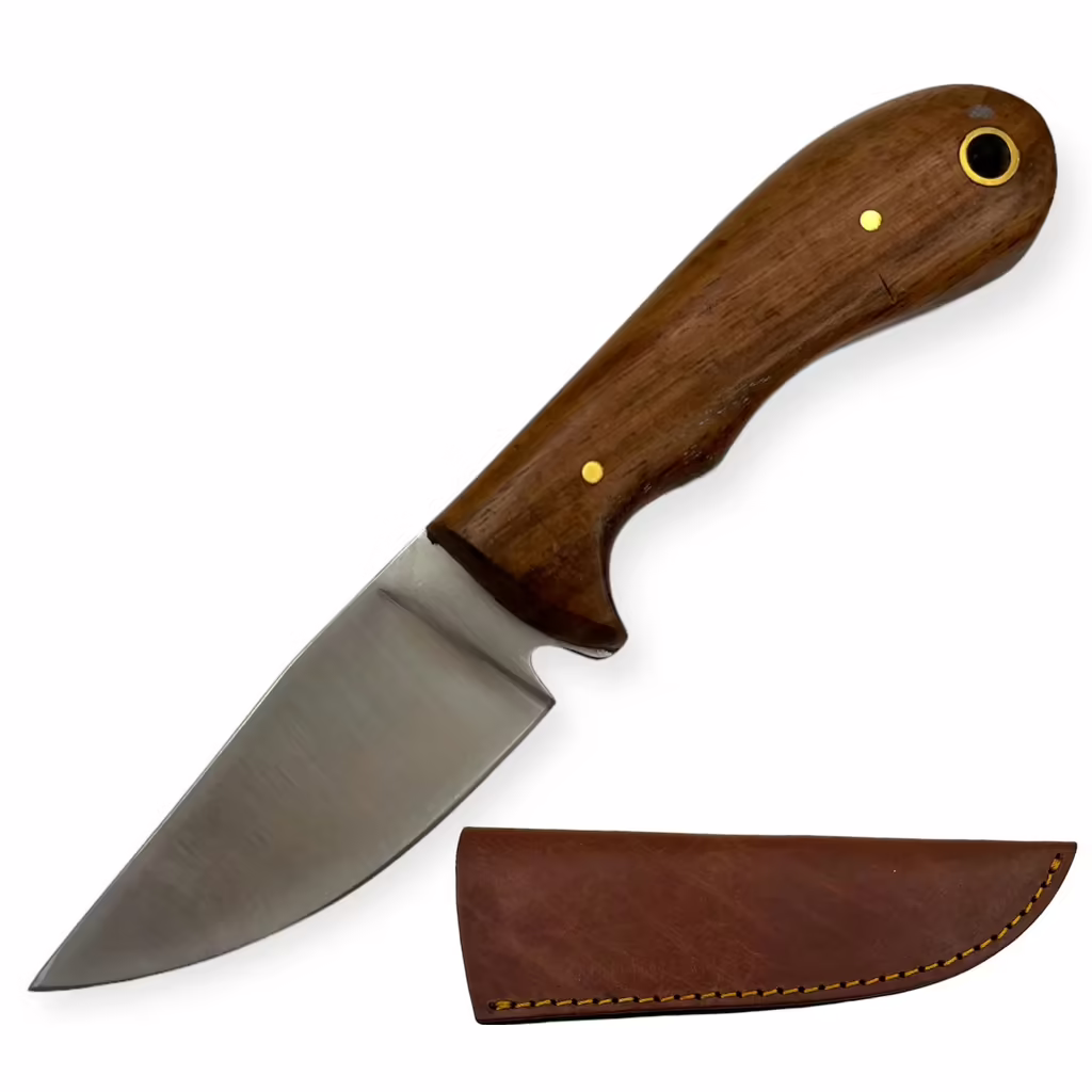 PC-131 5" WOOD HANDLE HUNTING KNIFE
