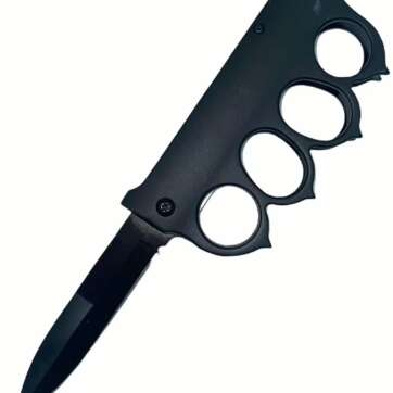 B-161-BK U.S.1918 BLACK FOLDING TRENCH KNIFE