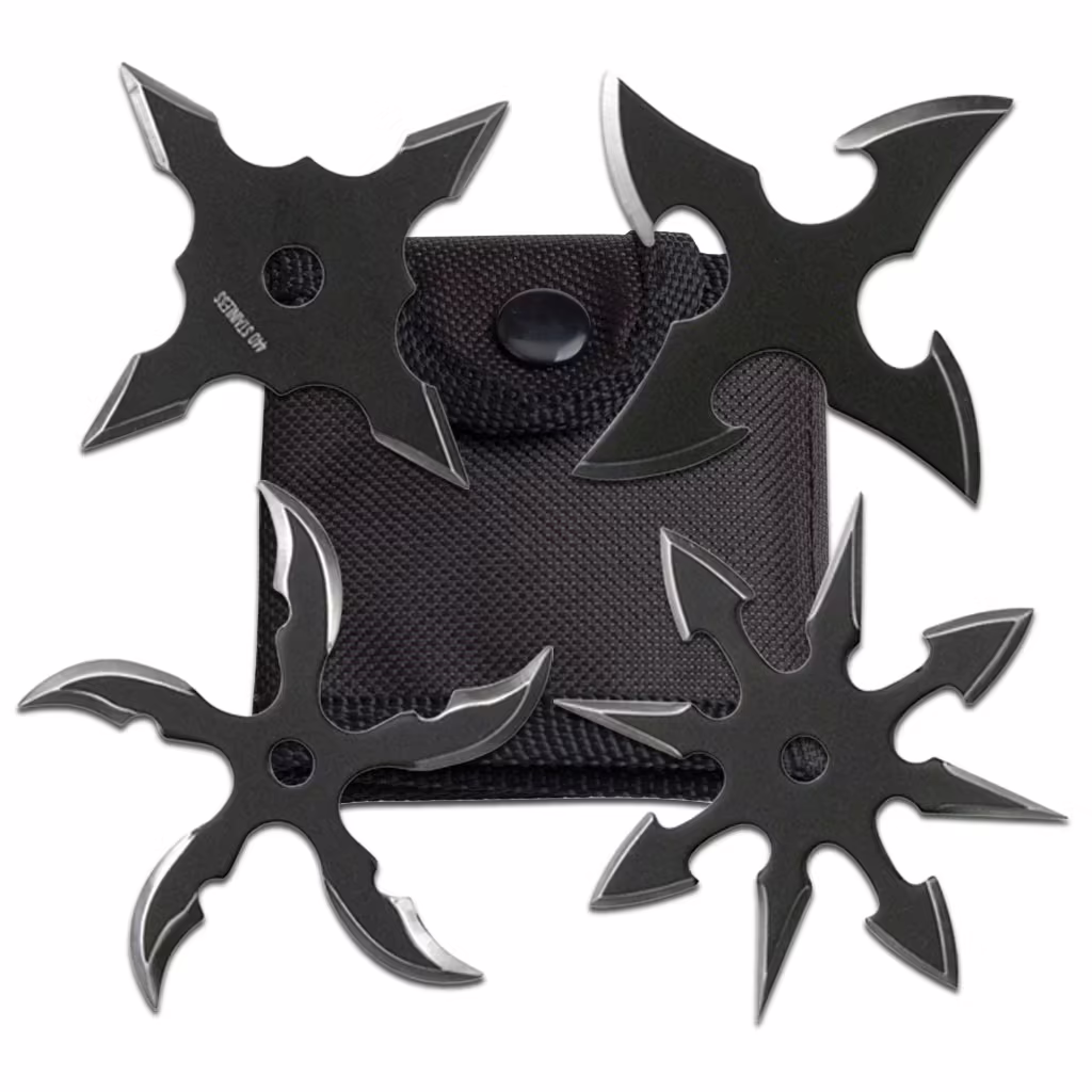 RC 107-4B BLACK THROWING STARS