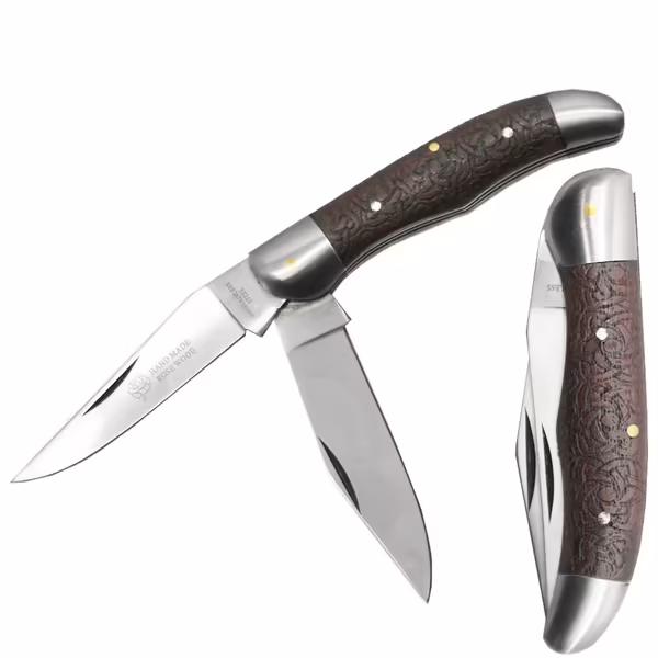 RW 1026 4" ROSEWOOD HANDLE FOLDING KNIFE