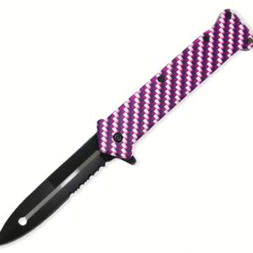 SJ-407-CF-3 Carbon Fiber Spring Assisted Knife