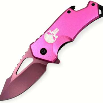 SJ-977-PK DROP POINT PINK FOLDER