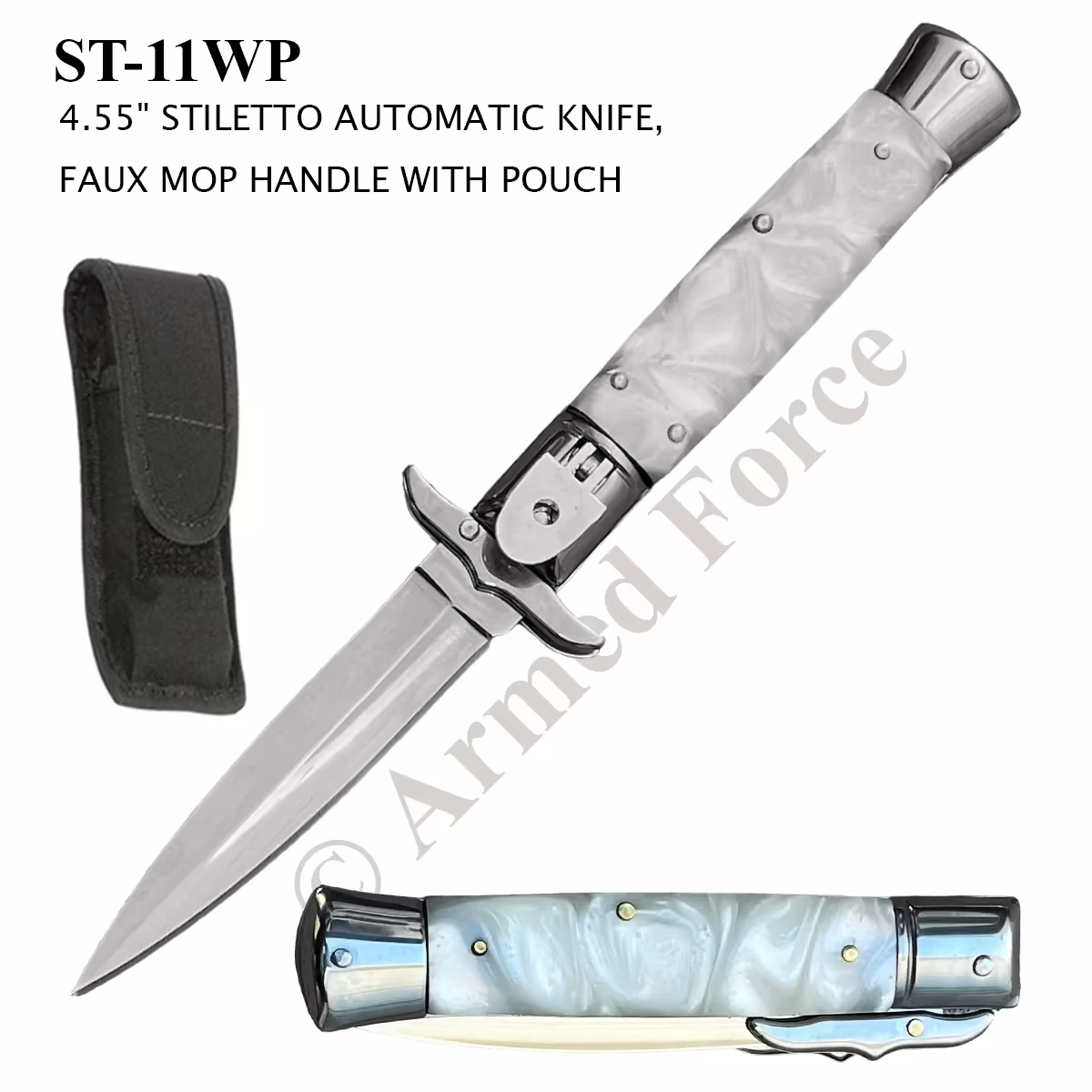 ST-11WP Milano Stiletto Switch Blade