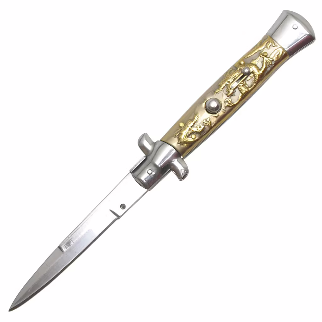 ST-7DGD Ornate Gold Stiletto