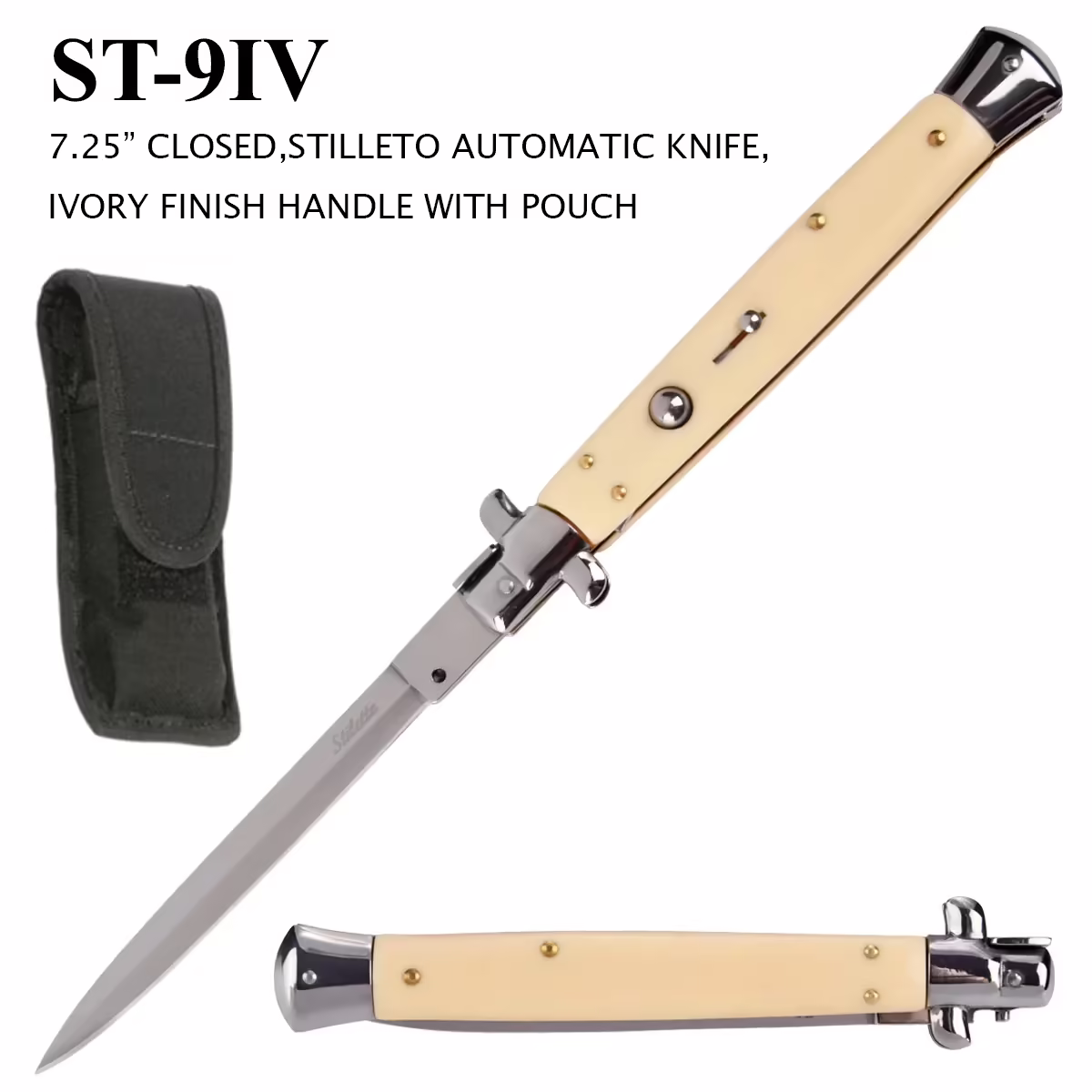 ST-9IV Stiletto Switch Blade Knife