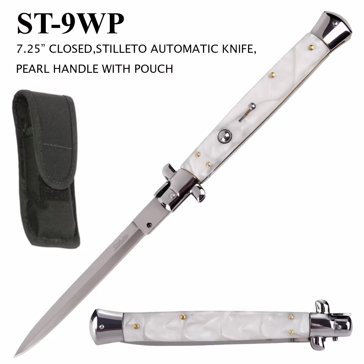 ST-9WP Pearl Stiletto Switch Blade