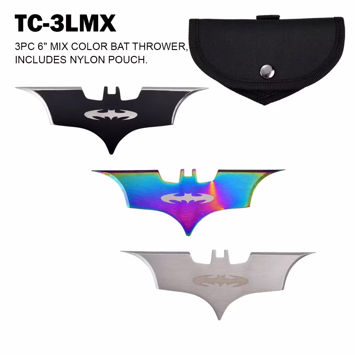 TC-3LMX MULTI COLORED BAT THROWERS