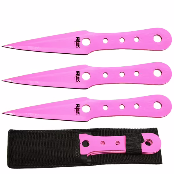 TK 777-38PN RTEK Pink Throwing Knives