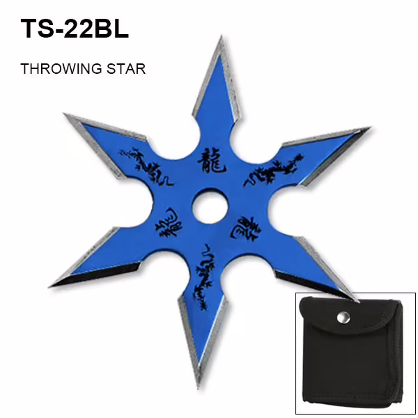 TS-22BL 4" THROWING STAR