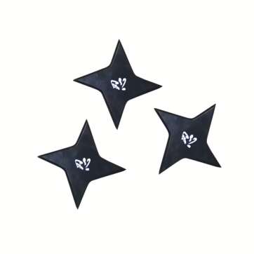 TS-9109-BK Black Ninja Stars
