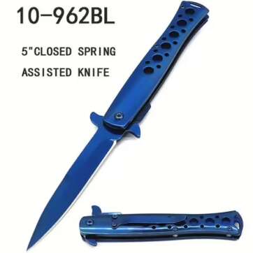 W10-962BL Elite Edge Blue Stiletto 