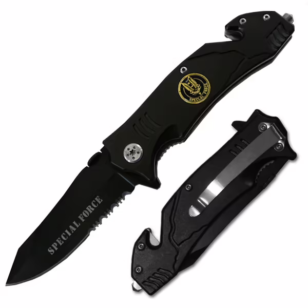 YC 47051-SF 4.5" SPRING ASSISTED MILITARY KNIFE