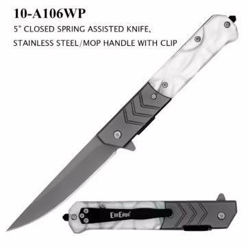 10-A106WP 5" CLOSED SPRING ASSISTED KNIFE