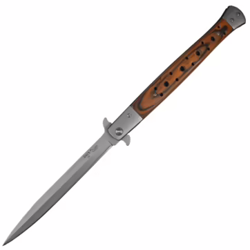 DK 0022-70PK Spring Assisted Pakkawood Handled Pocket Knife