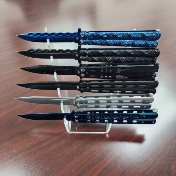 KD6 6 TIER ACRYLIC KNIFE WATERFALL DISPLAY - Image 2