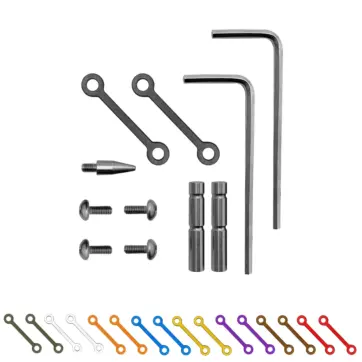 Custom color AR trigger pin set multi color