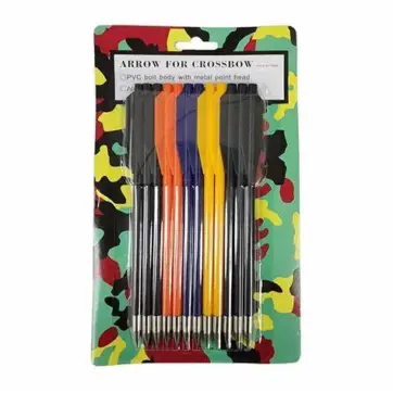 PVC crossbow arrows for 50 and 80 lb crossbows