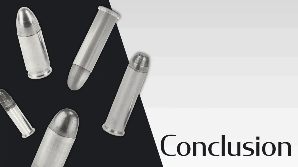 comparing common handgun calibers Conclusion image