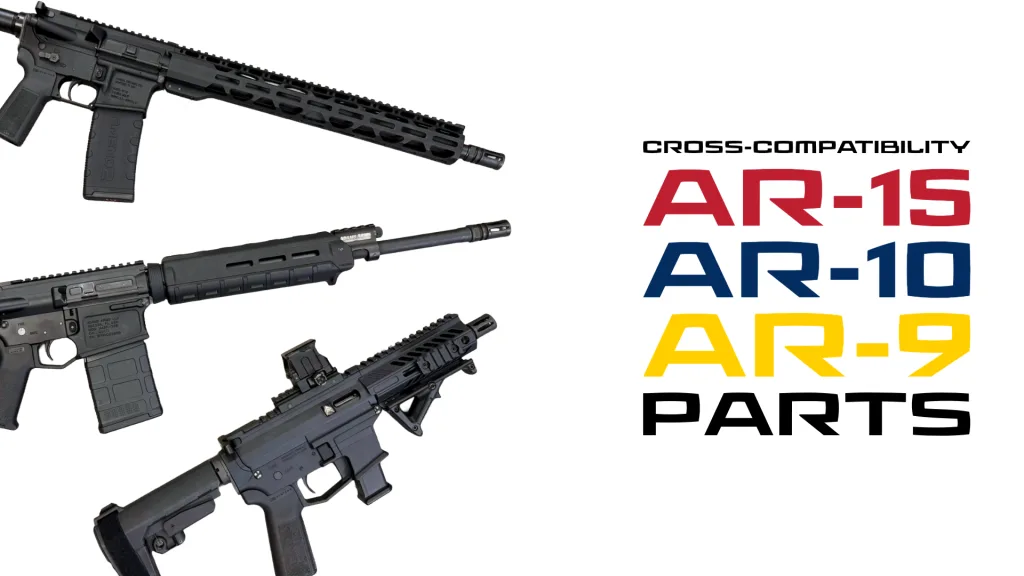 AR‑15 vs AR‑10 parts compatibility Secondary